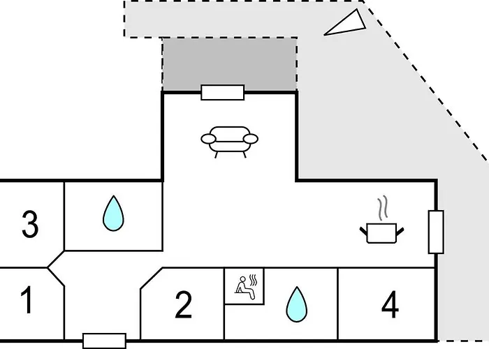 Four-bedroom In Dom wakacyjny